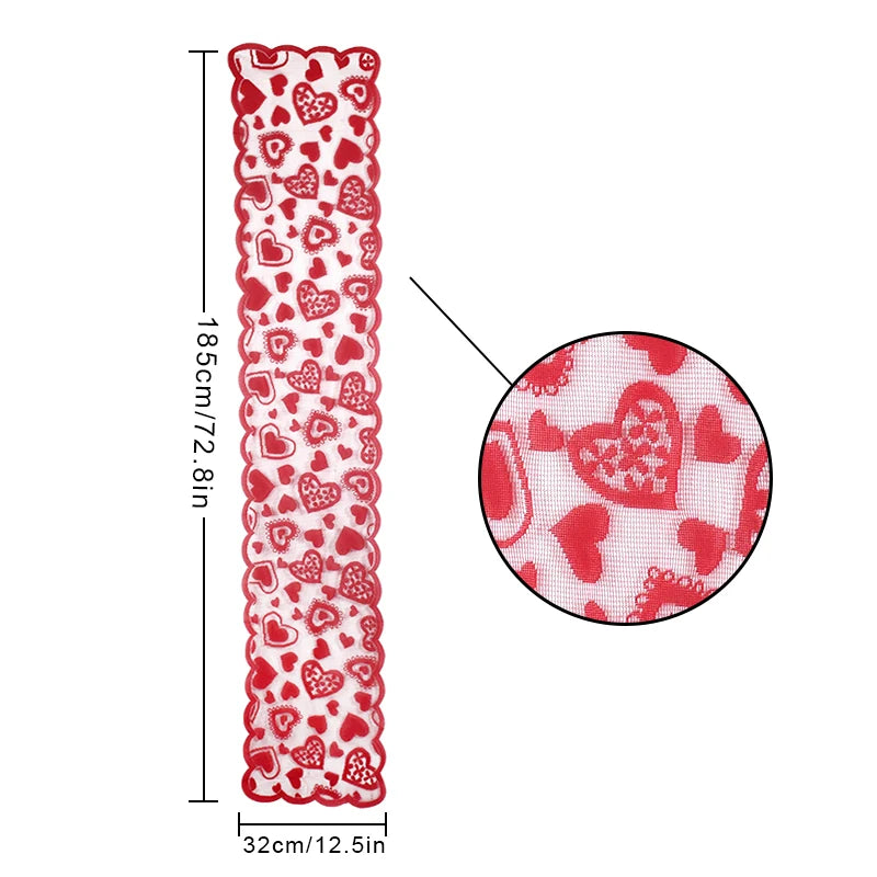 Valentina Red Heart Table Decor