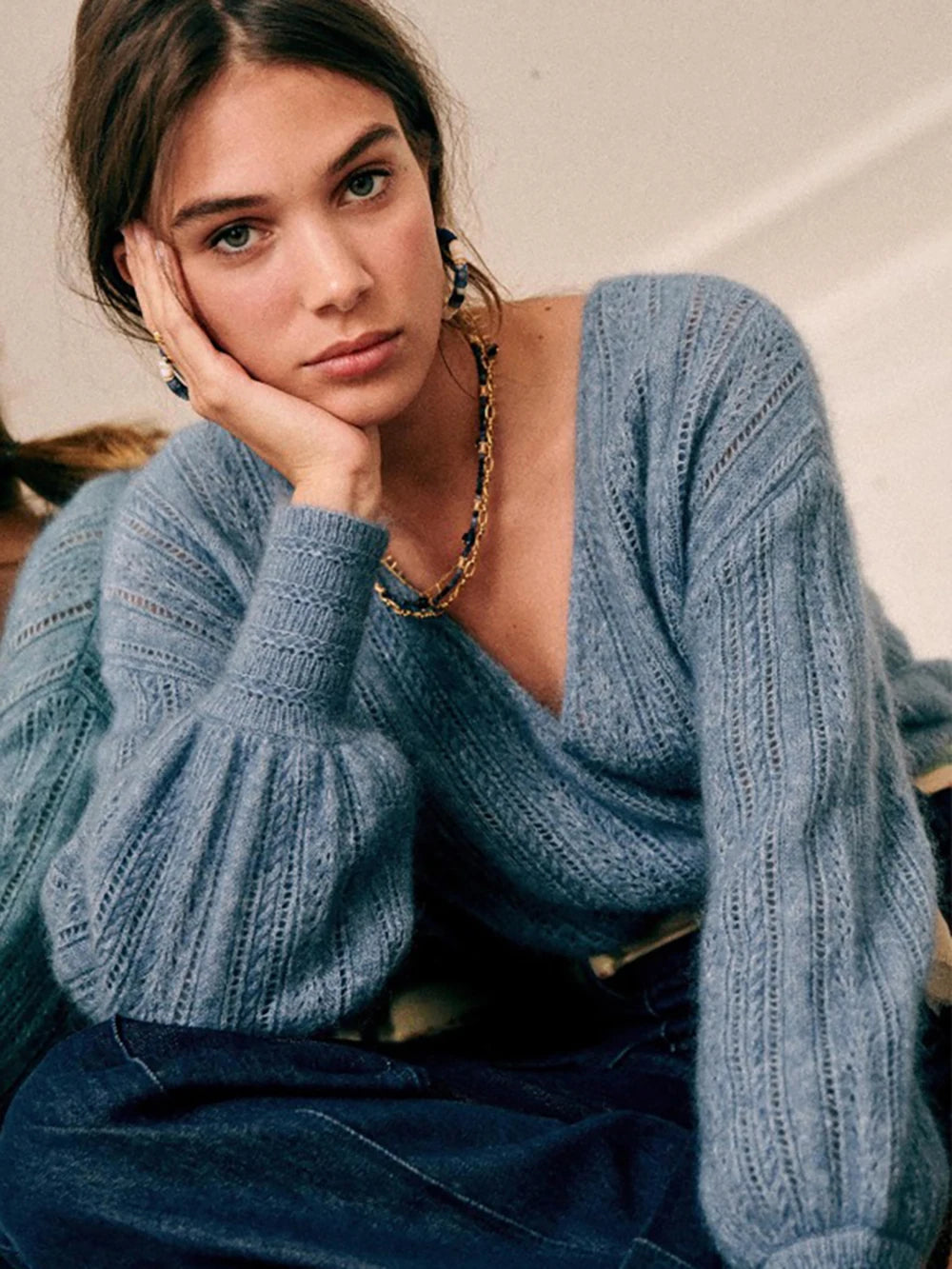 Enchanted Allure Open-Back Sweater | Chic from every angle πβ¨