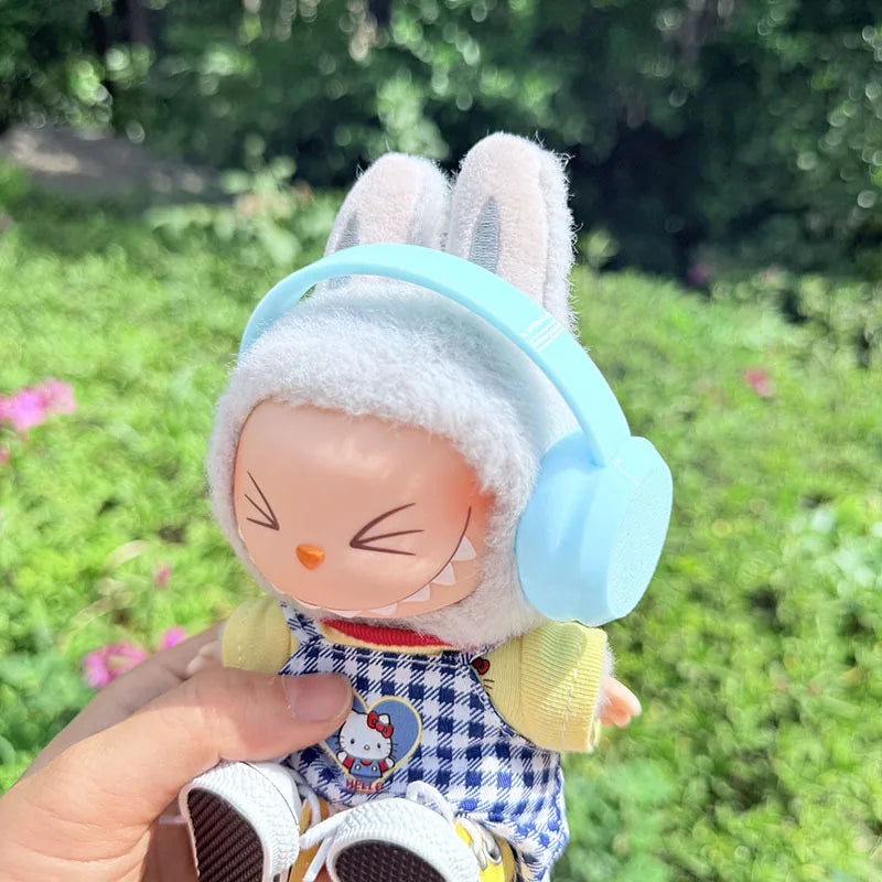 Tiny beats, big vibes. πΆπ§. Music Lover Headphone Set for Labubu