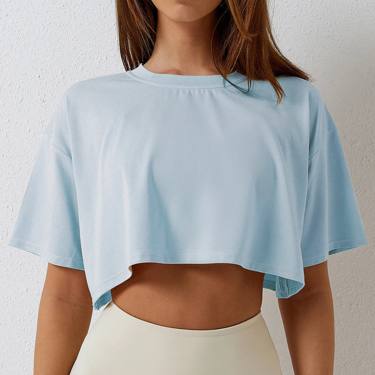 Street Luxe Oversized Crop Tee