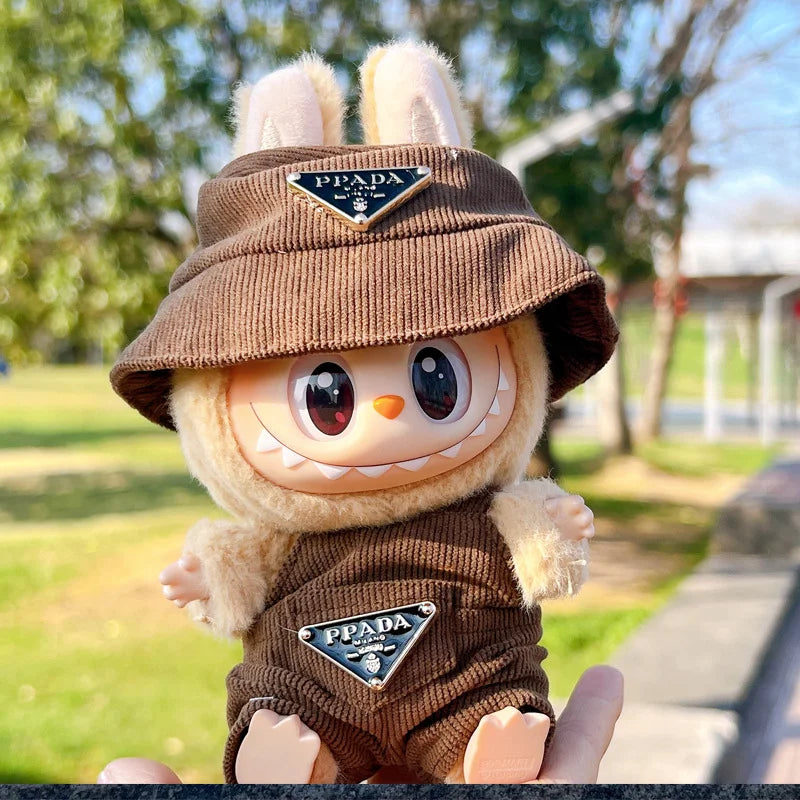 Trendsetter Labubu with Fashion Outfit & DIY Accessories