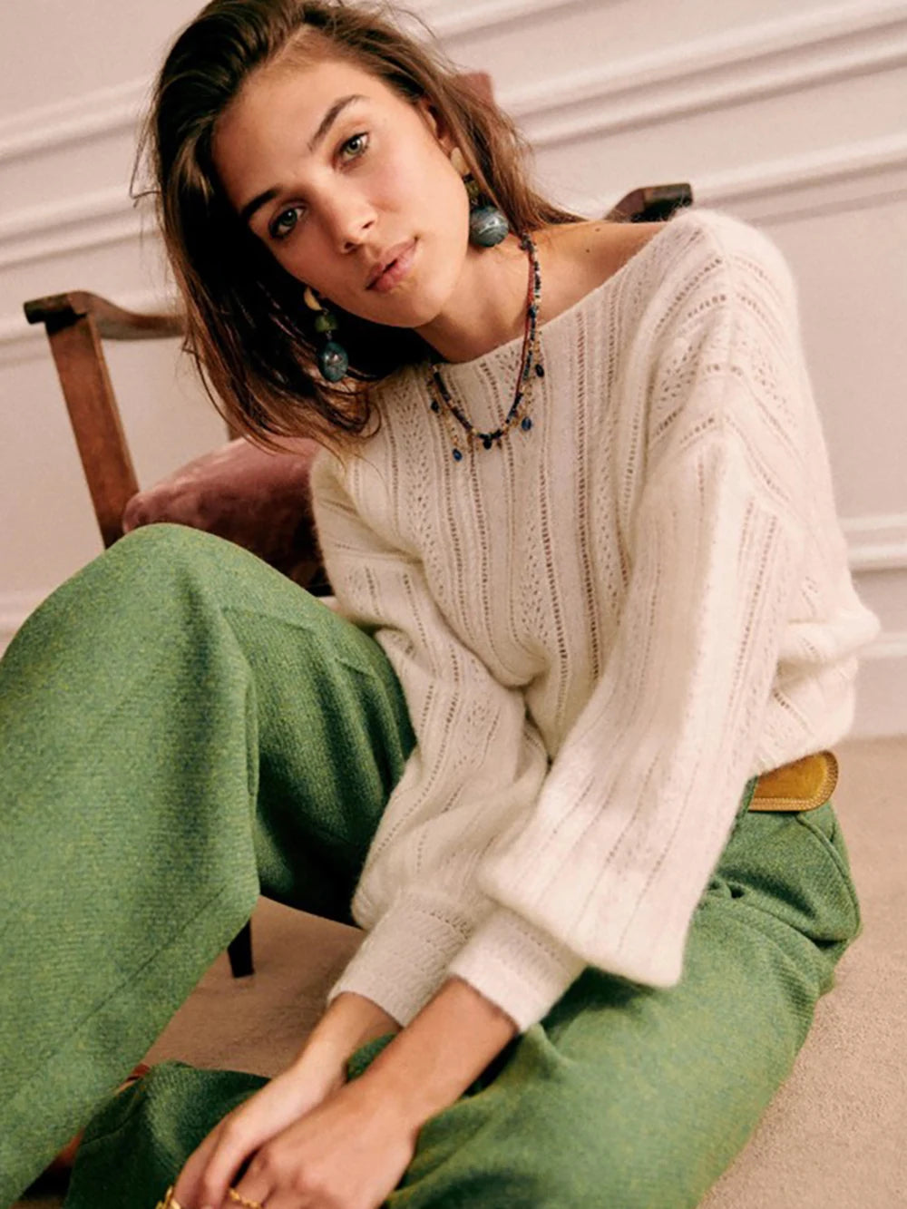 Enchanted Allure Open-Back Sweater | Chic from every angle πβ¨