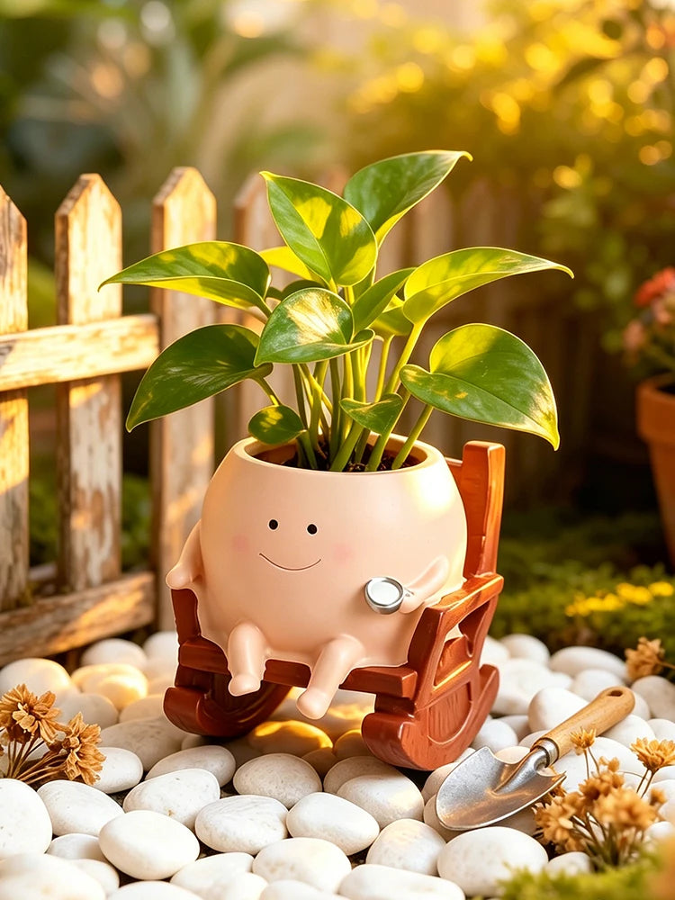 Happy Planters™ Cute Character Plant Pot Collection