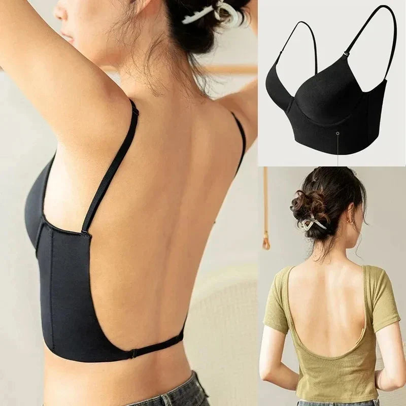 Invisible Elegance – Backless Push-Up Bra for Sexy Confidence