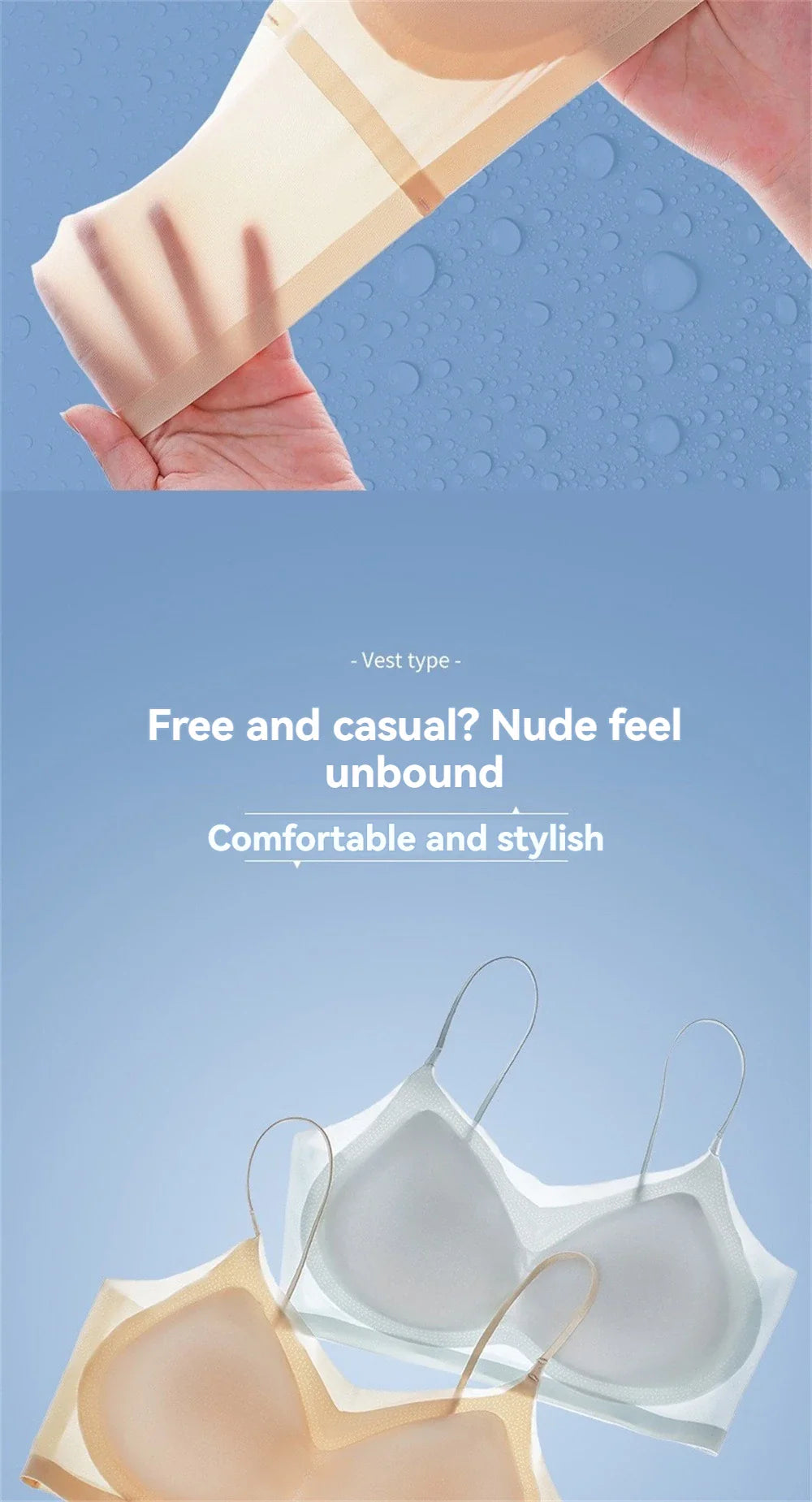 Cooling Ice Silk Bra – Invisible Support, Maximum Comfort