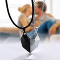 Heartbeat Connection Magnetic Couple Necklace