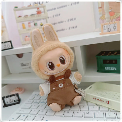 17cm Labubu Mini Doll Clothing Sets