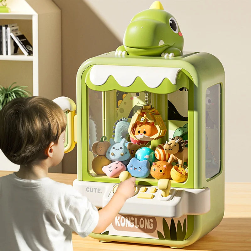 Cute Animal Arcade Claw Machine Toy – Dino & Bunny Designs