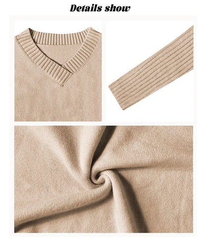 Beige sweater with close-up details on a white background