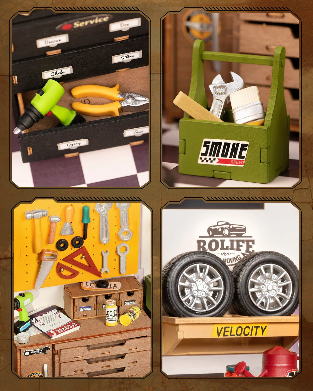 Glow-Up Garage – Playful DIY Mini House Craft Set