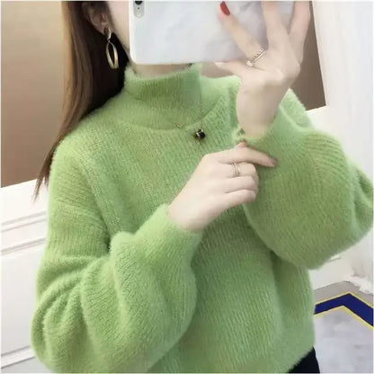 Pullover Mink Sweater---Soft as a cloud, stylish as your dreams. 💖☁️