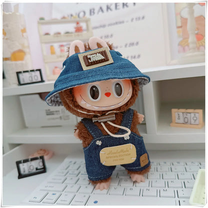 17cm Labubu Mini Doll Clothing Sets