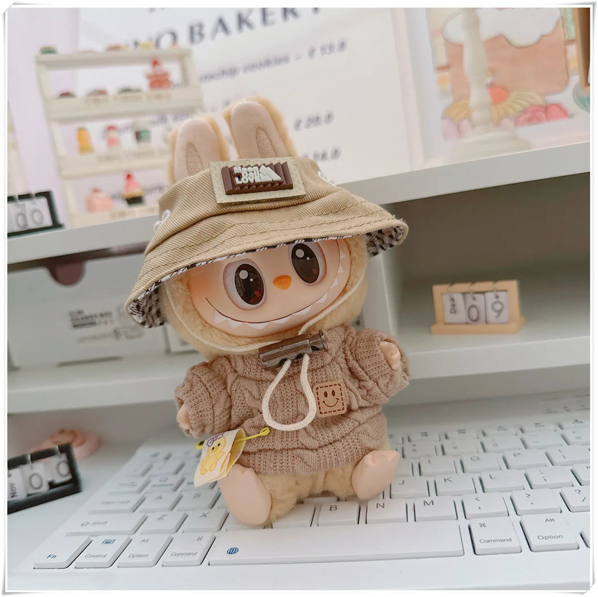 17cm Labubu Mini Doll Clothing Sets