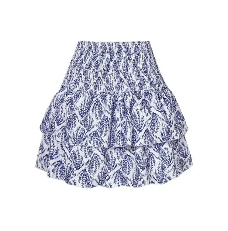 Floral Ruffle Mini Skirt – Playful & Chic 🌸💖