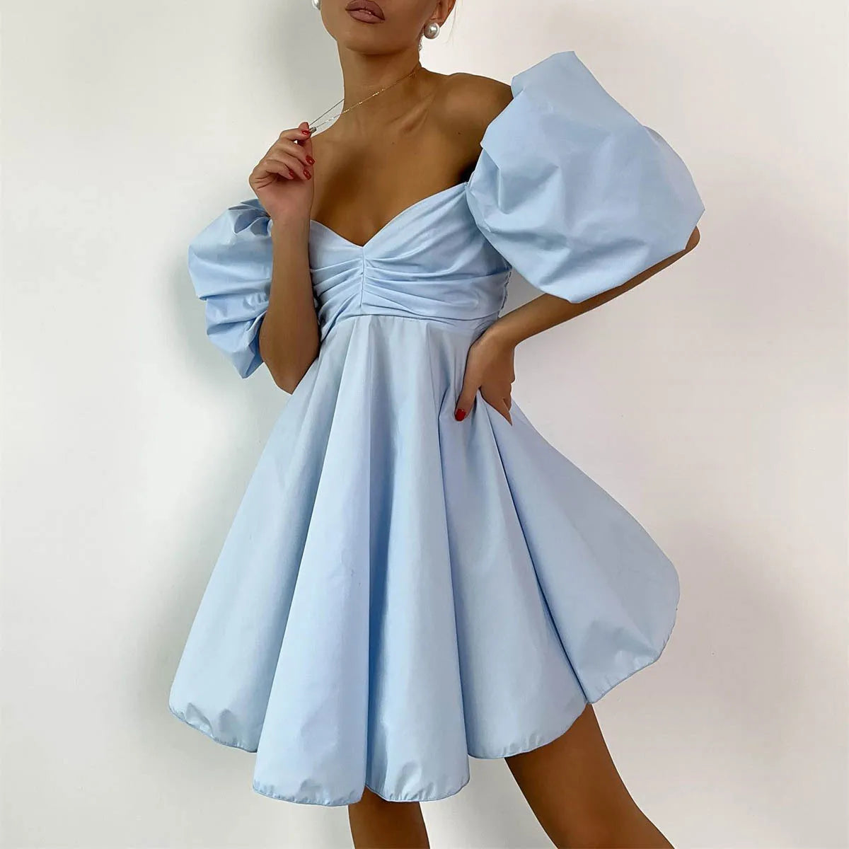 Timeless Romance Off-Shoulder Dress