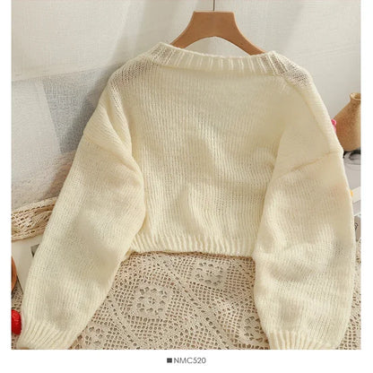 Blossom Beauty: Cozy Knitwear with Colorful Flowers