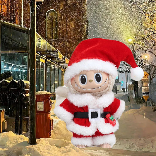 Labubu Xmas Dress-Up Set – Santa & Snowman