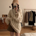 Relaxed Elegance: Korean Fashion Oversized Sweater