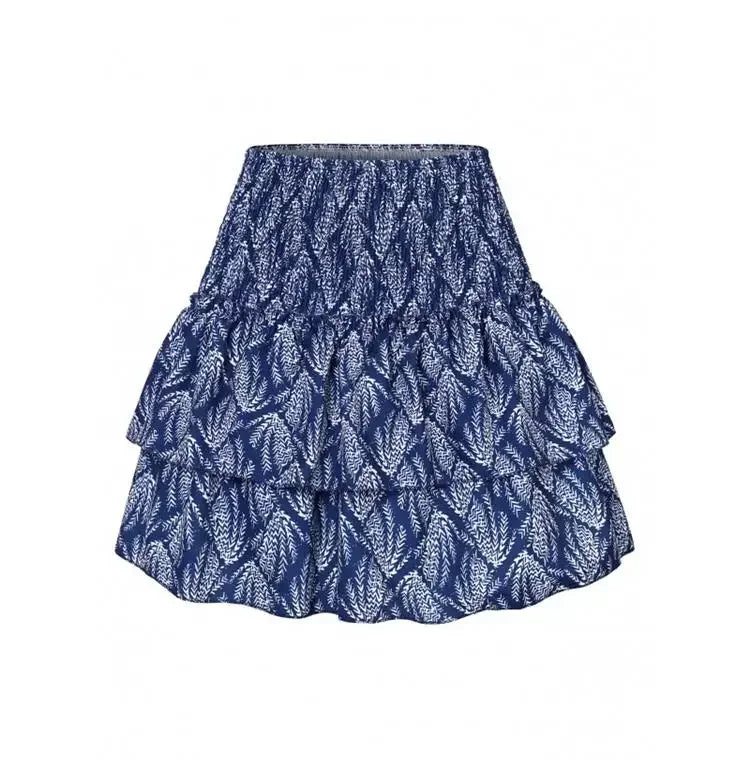 Floral Ruffle Mini Skirt – Playful & Chic 🌸💖