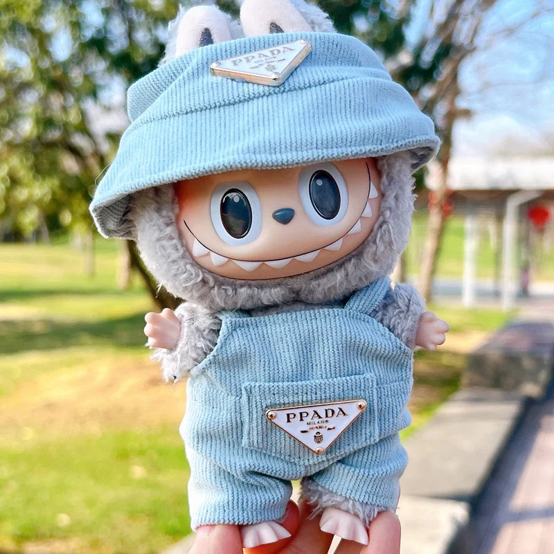 Trendsetter Labubu with Fashion Outfit & DIY Accessories