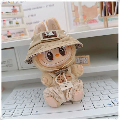 17cm Labubu Mini Doll Clothing Sets