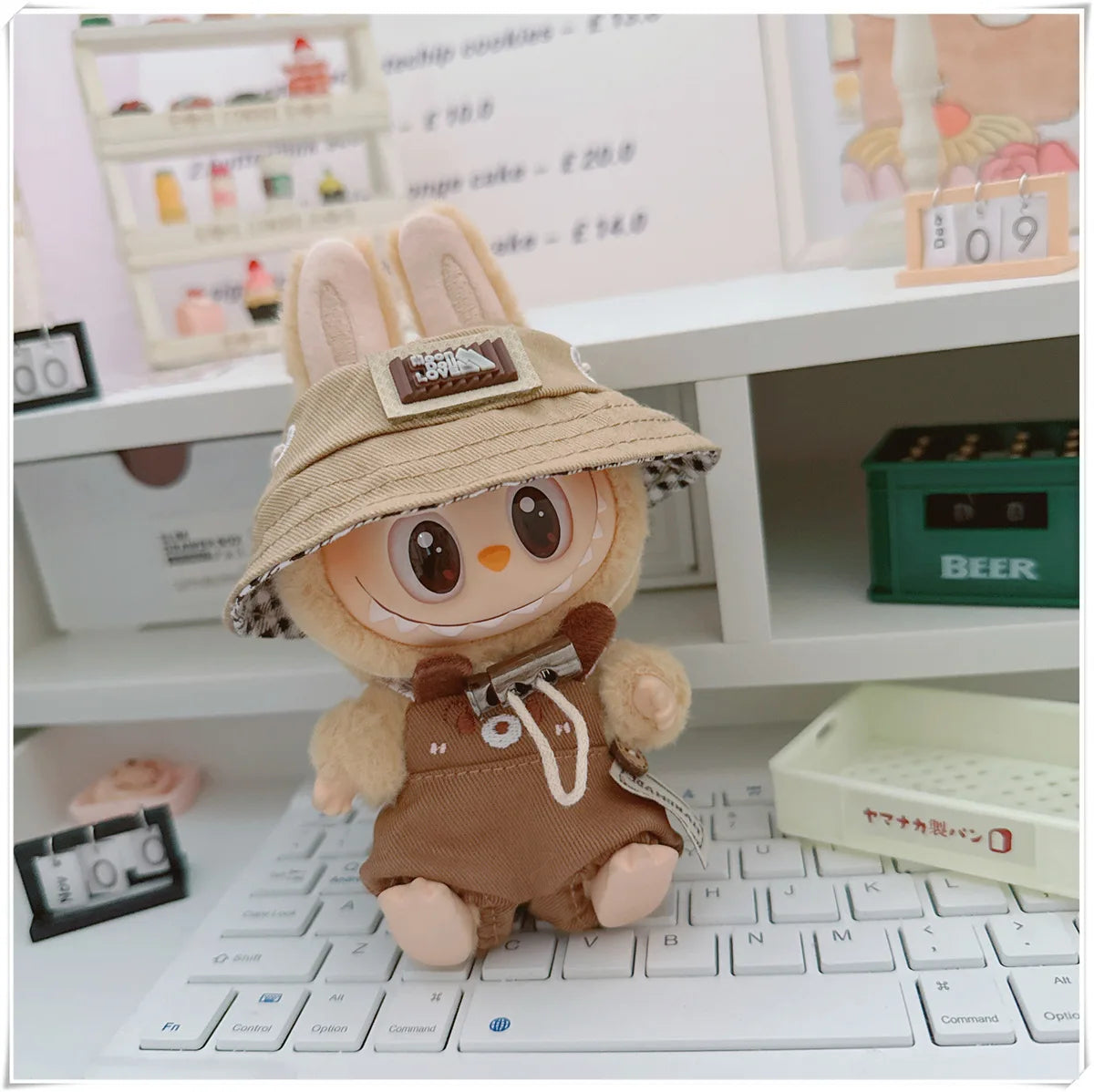 17cm Labubu Mini Doll Clothing Sets