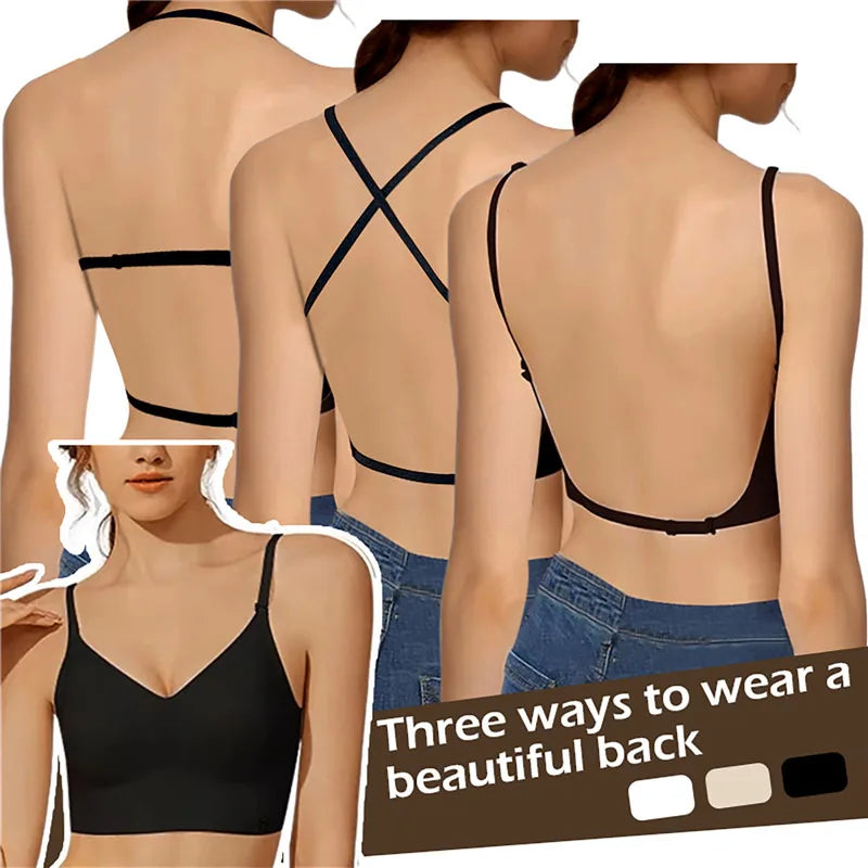 Invisible Elegance – Backless Push-Up Bra for Sexy Confidence