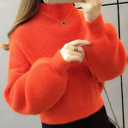 Pullover Mink Sweater---Soft as a cloud, stylish as your dreams. 💖☁️