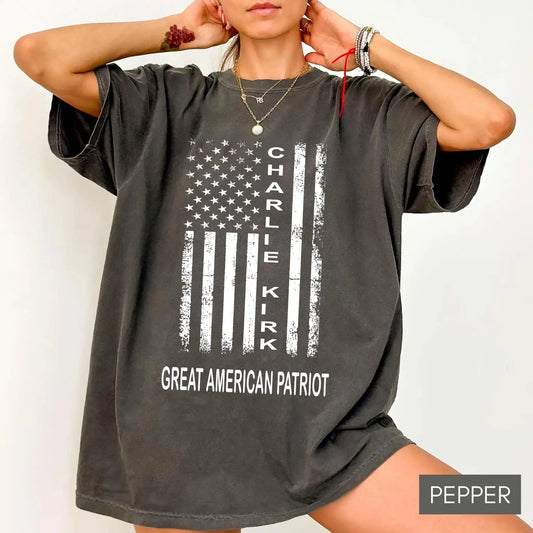 Pray for Charlie Kirk Shirt – Patriotic Faith & Freedom Unisex Tee