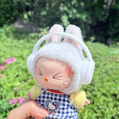 Tiny beats, big vibes. 🎶🎧. Music Lover Headphone Set for Labubu