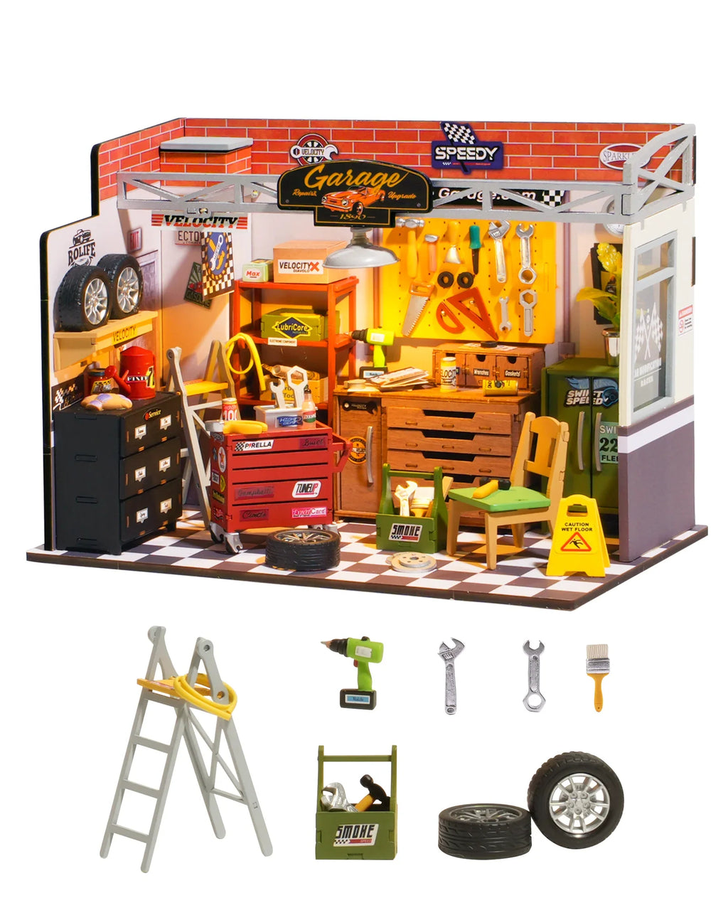 Glow-Up Garage – Playful DIY Mini House Craft Set