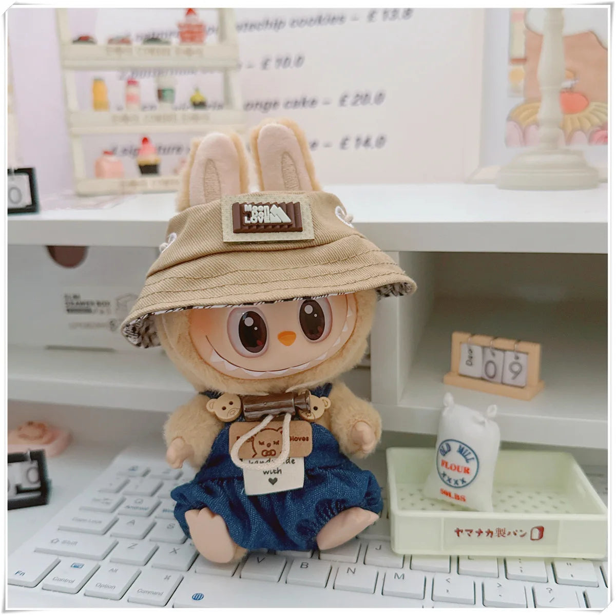 17cm Labubu Mini Doll Clothing Sets