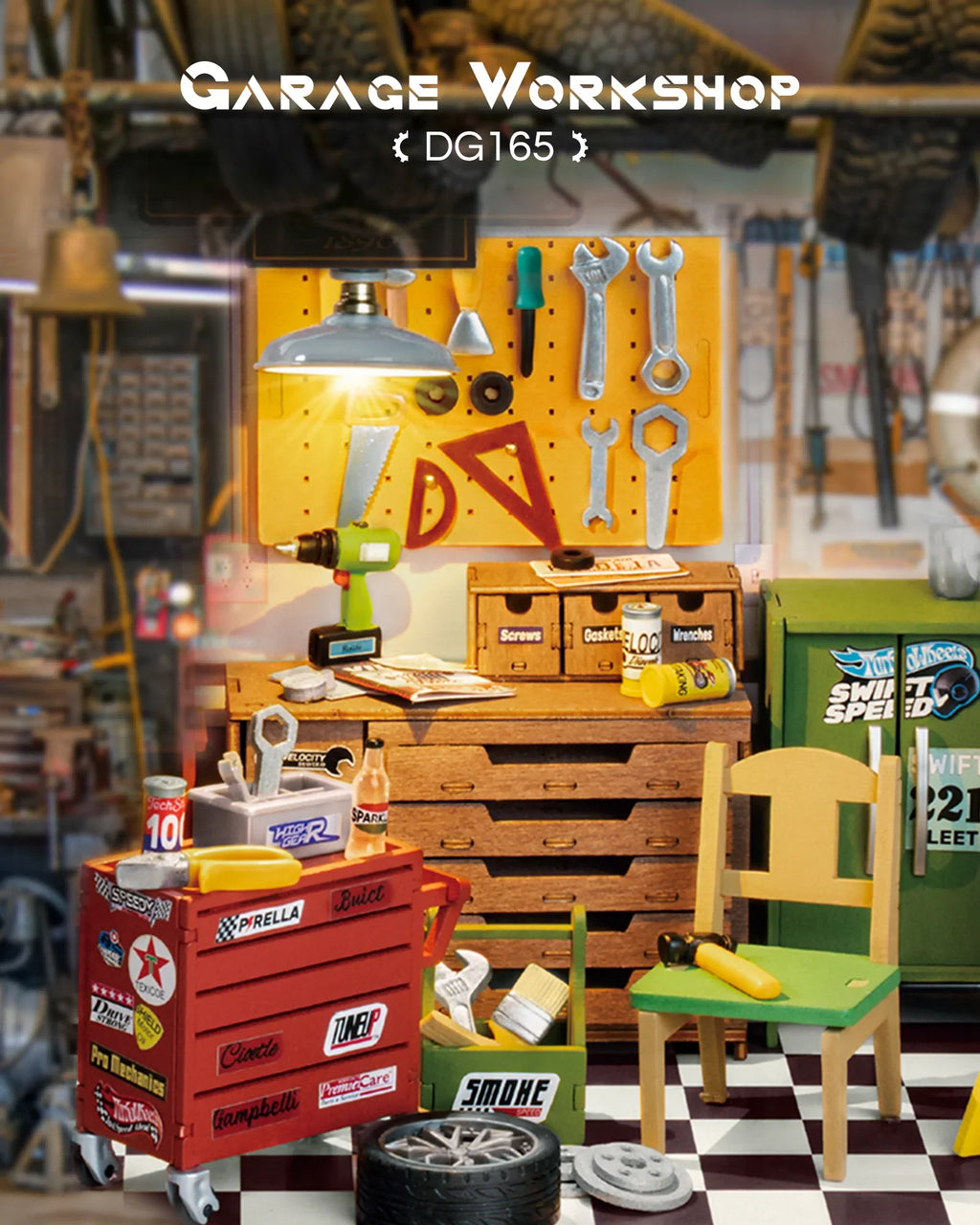 Glow-Up Garage – Playful DIY Mini House Craft Set