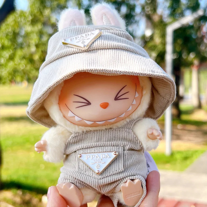 Trendsetter Labubu with Fashion Outfit & DIY Accessories
