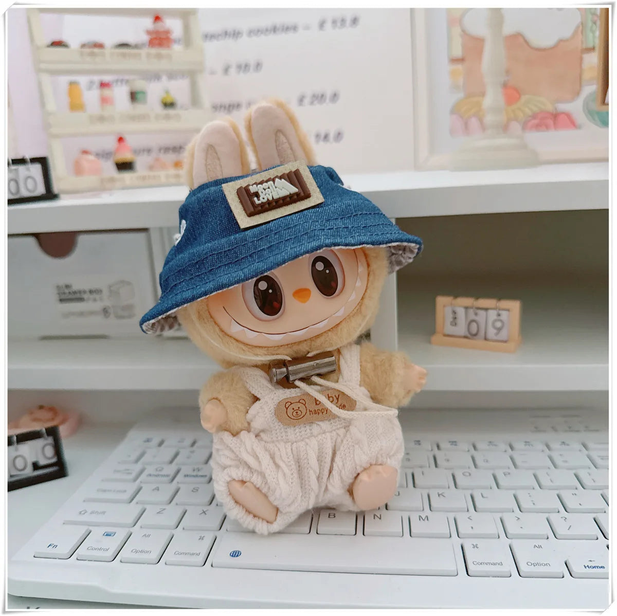 17cm Labubu Mini Doll Clothing Sets