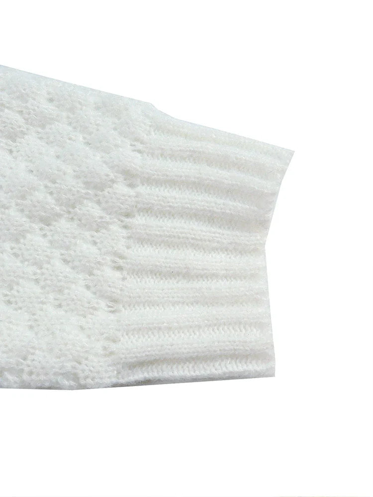 Floral Knit Sweater – Cozy Chic with a Playful Touch