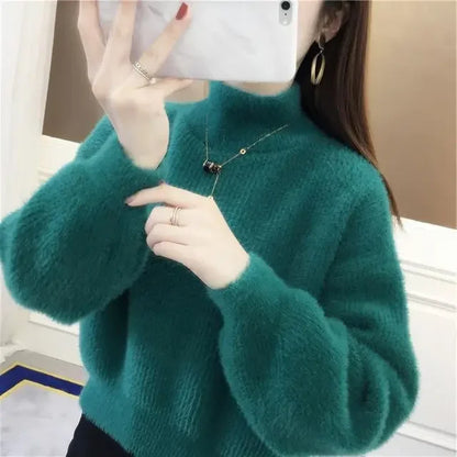 Pullover Mink Sweater---Soft as a cloud, stylish as your dreams. 💖☁️
