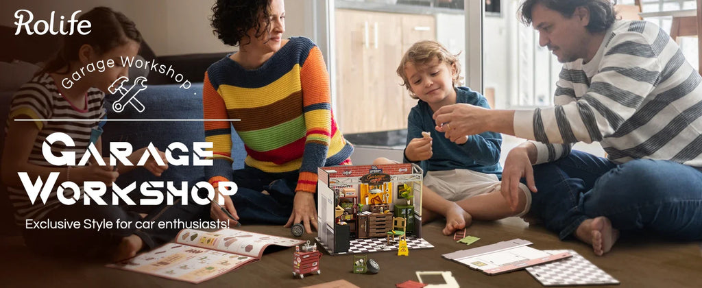 Glow-Up Garage – Playful DIY Mini House Craft Set