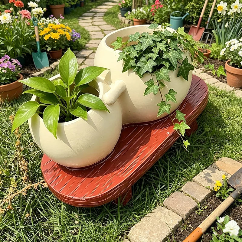 Happy Planters™ Cute Character Plant Pot Collection