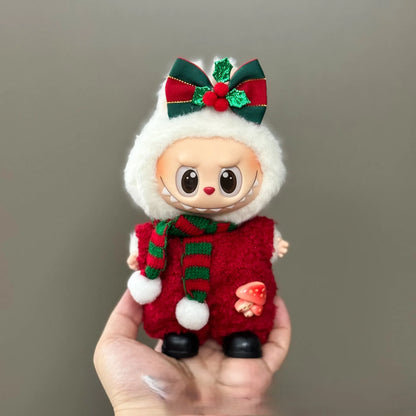 Labubu Christmas Dress-Up – Tiny Outfits, Big Holiday Energy!
