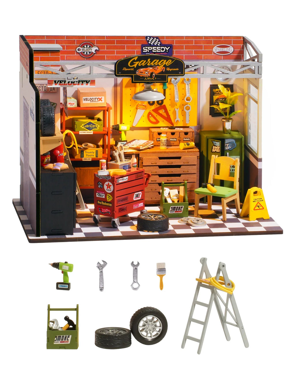 Glow-Up Garage – Playful DIY Mini House Craft Set