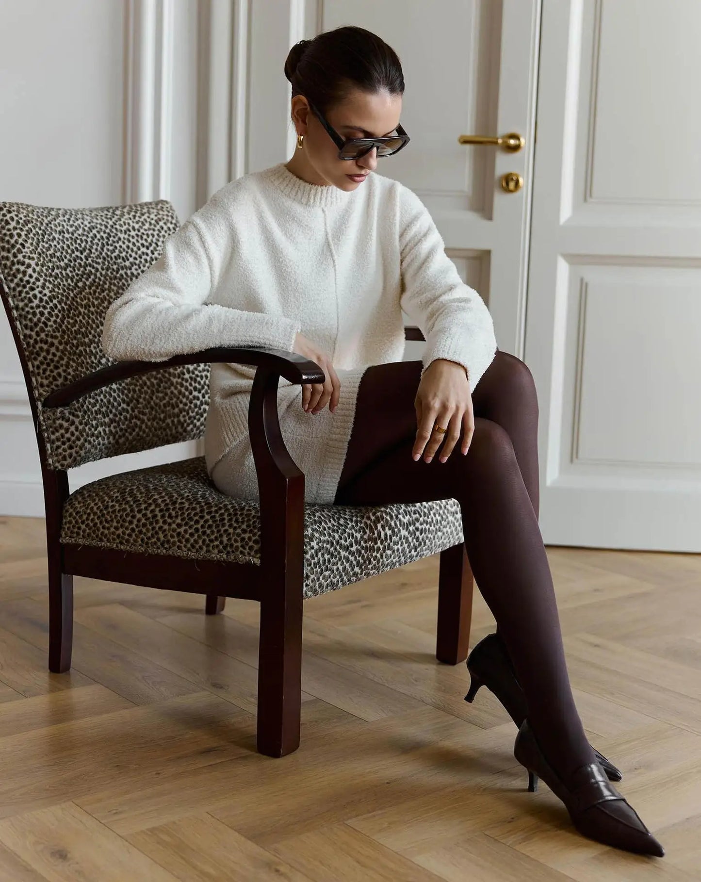 Luxury Knit Sweater Skirt Set – Autumn Fashion Look