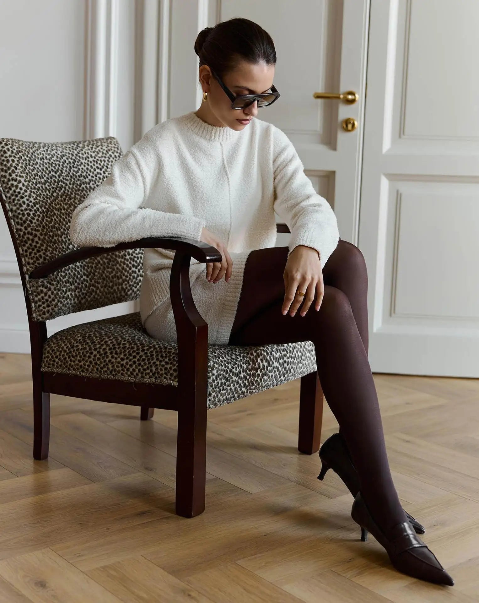 Luxury Knit Sweater Skirt Set – Autumn Fashion Look