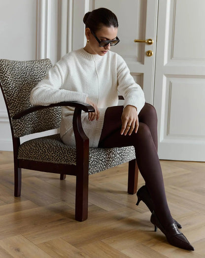 Luxury Knit Sweater Skirt Set – Autumn Fashion Look