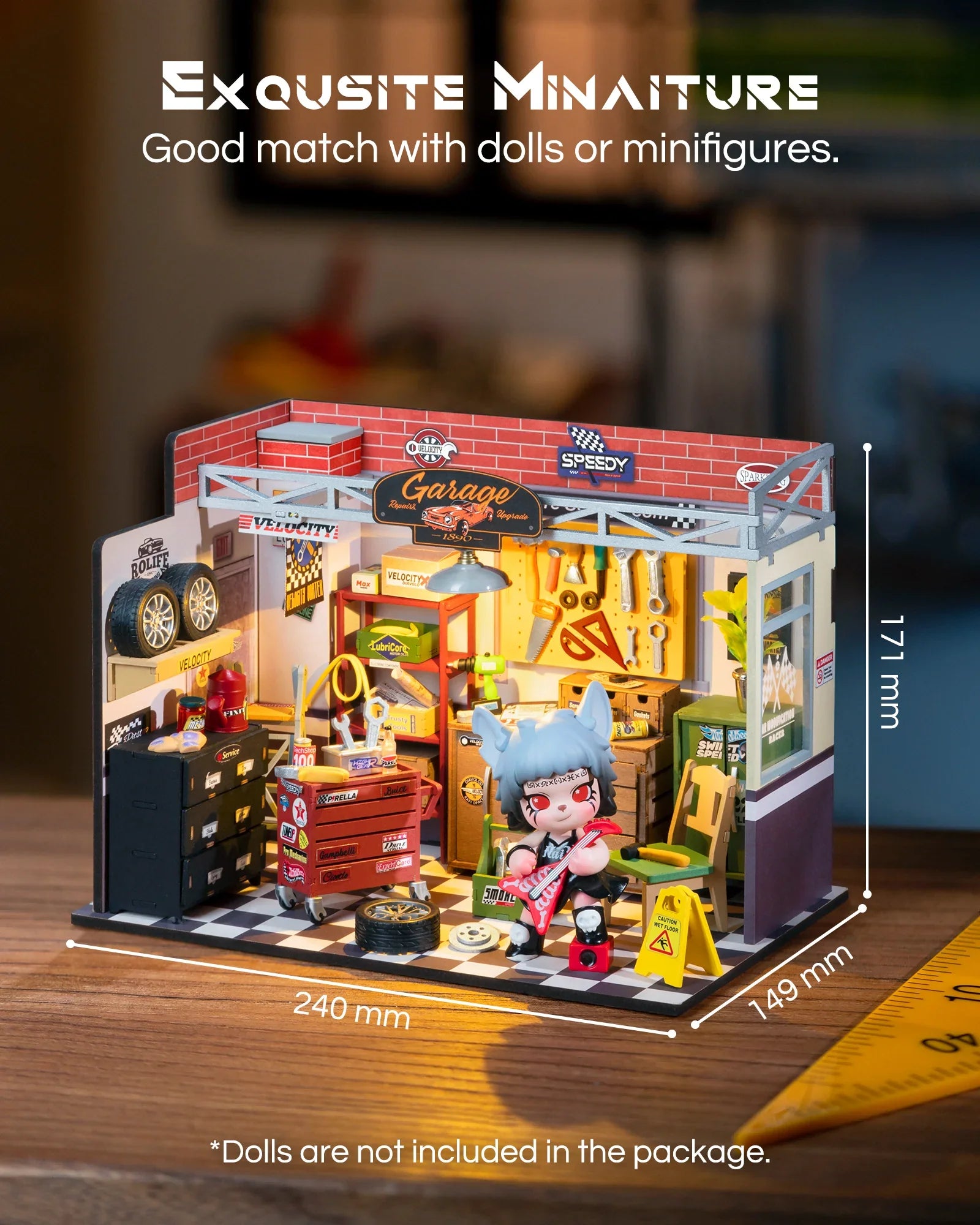 Glow-Up Garage – Playful DIY Mini House Craft Set