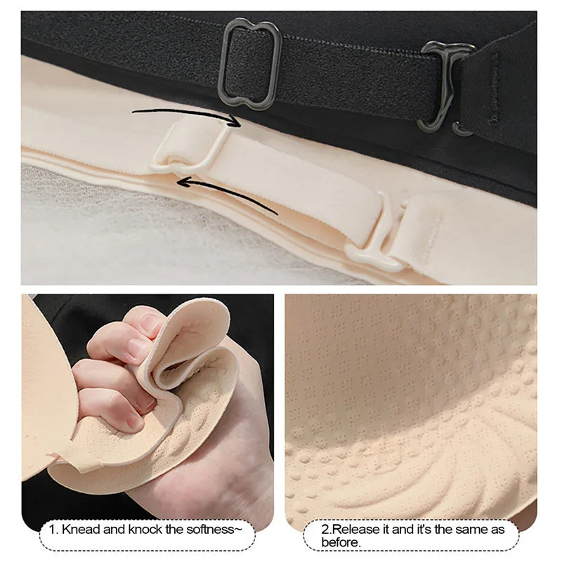 Invisible Elegance – Backless Push-Up Bra for Sexy Confidence