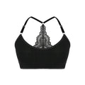 Midnight Elegance Backless Lace Bra