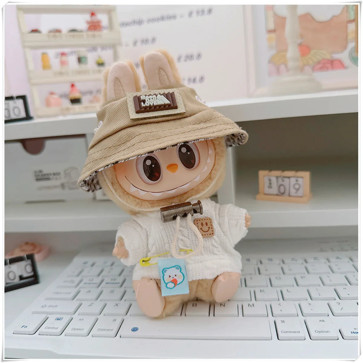17cm Labubu Mini Doll Clothing Sets