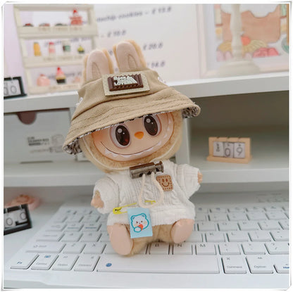 17cm Labubu Mini Doll Clothing Sets