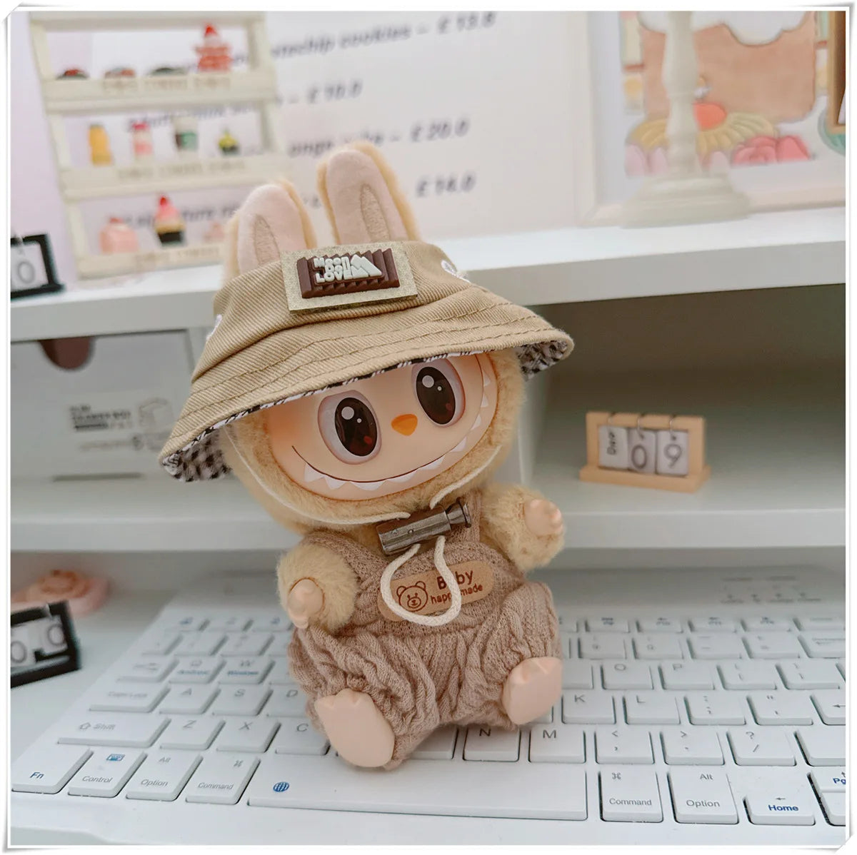 17cm Labubu Mini Doll Clothing Sets